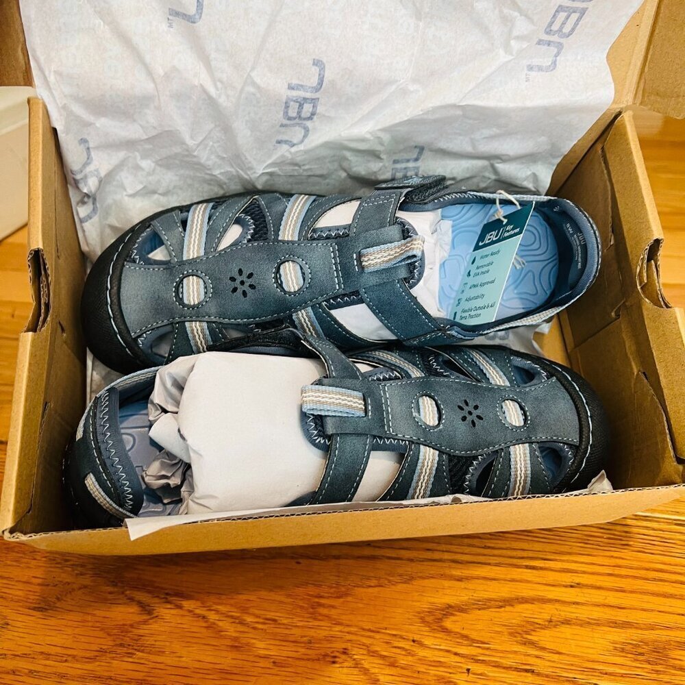 JBU Women's Regional Water Ready Oxford Flat Size 8 New With Box - Picture 11 of 16